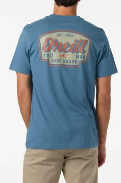 New Arrivals|Tees & Tanks^O'Neill Locksmith Classic Tee Standard Fit Tee - | blue fusion