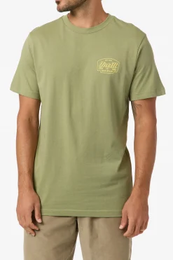 New Arrivals|Tees & Tanks^O'Neill Locksmith Classic Tee Standard Fit Tee - | oil green