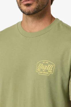New Arrivals|Tees & Tanks^O'Neill Locksmith Classic Tee Standard Fit Tee - | oil green