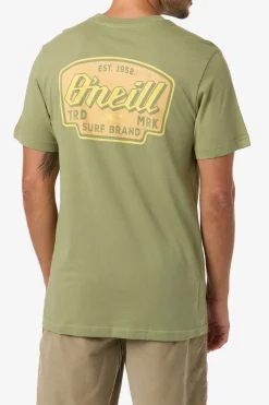 New Arrivals|Tees & Tanks^O'Neill Locksmith Classic Tee Standard Fit Tee - | oil green