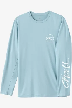 New Arrivals|Tees & Tanks^O'Neill Logo Upf Ls Tee Long Sleeve Tee - | stone blue