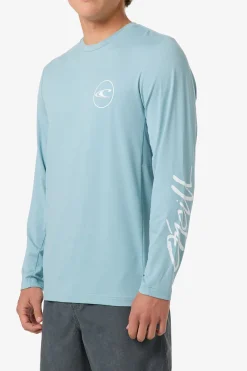 New Arrivals|Tees & Tanks^O'Neill Logo Upf Ls Tee Long Sleeve Tee - | stone blue