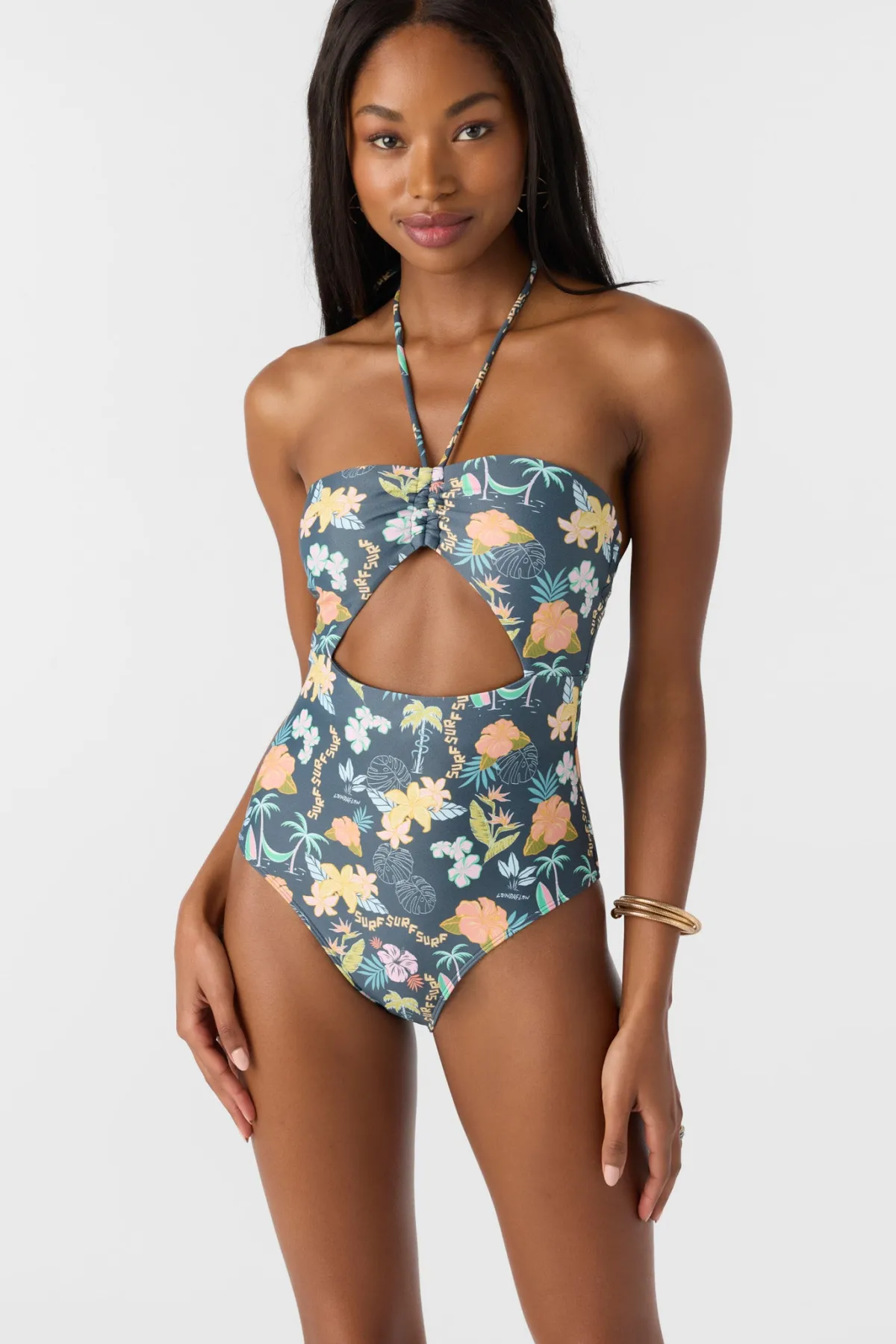 One-Pieces^O'Neill Loindaflow Sayulita One-Piece - | slate