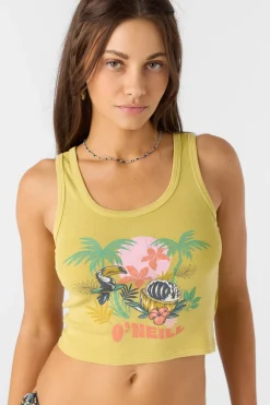 Graphic Tees & Tanks^O'Neill Loindaflow Tricia - | golden green
