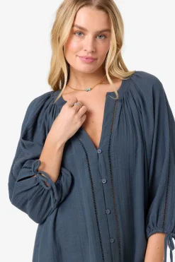 New Arrivals|Swim Cover-Ups^O'Neill Lou Mini Cover-Up Dress - | slate
