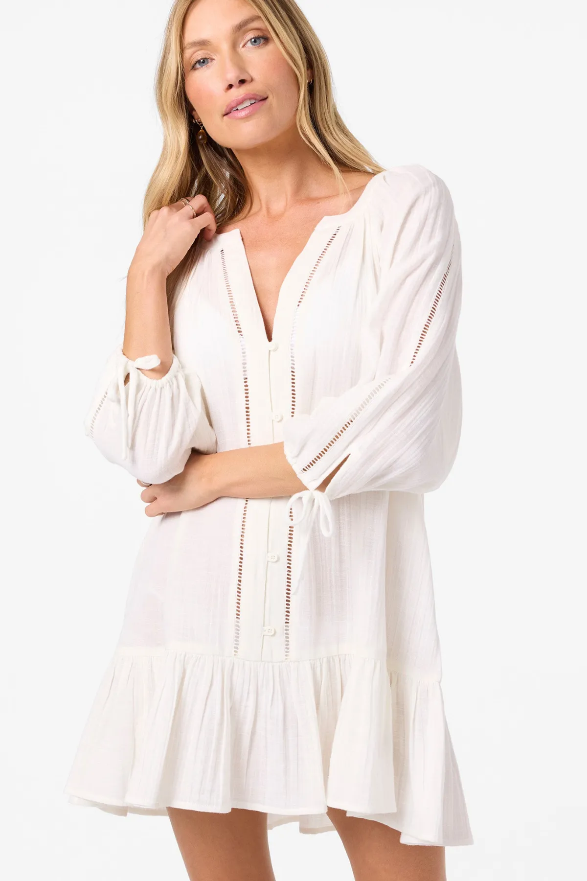 New Arrivals|Swim Cover-Ups^O'Neill Lou Mini Cover-Up Dress - | white