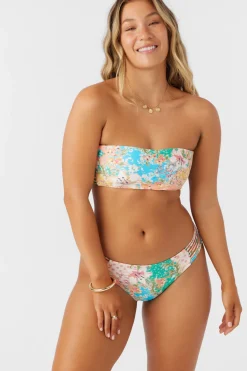 Bikini Tops^O'Neill Lua Floral Bells Bandeau Top - | multi clr