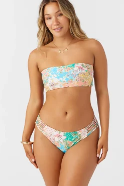 Bikini Tops^O'Neill Lua Floral Bells Bandeau Top - | multi clr