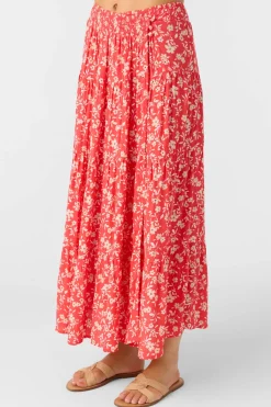 Bottoms^O'Neill Luciana Midi Skirts - | cayenne