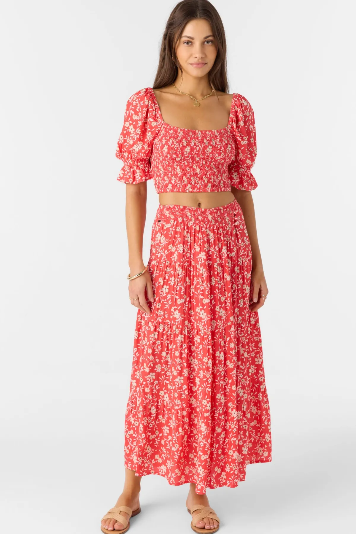 Bottoms^O'Neill Luciana Midi Skirts - | cayenne