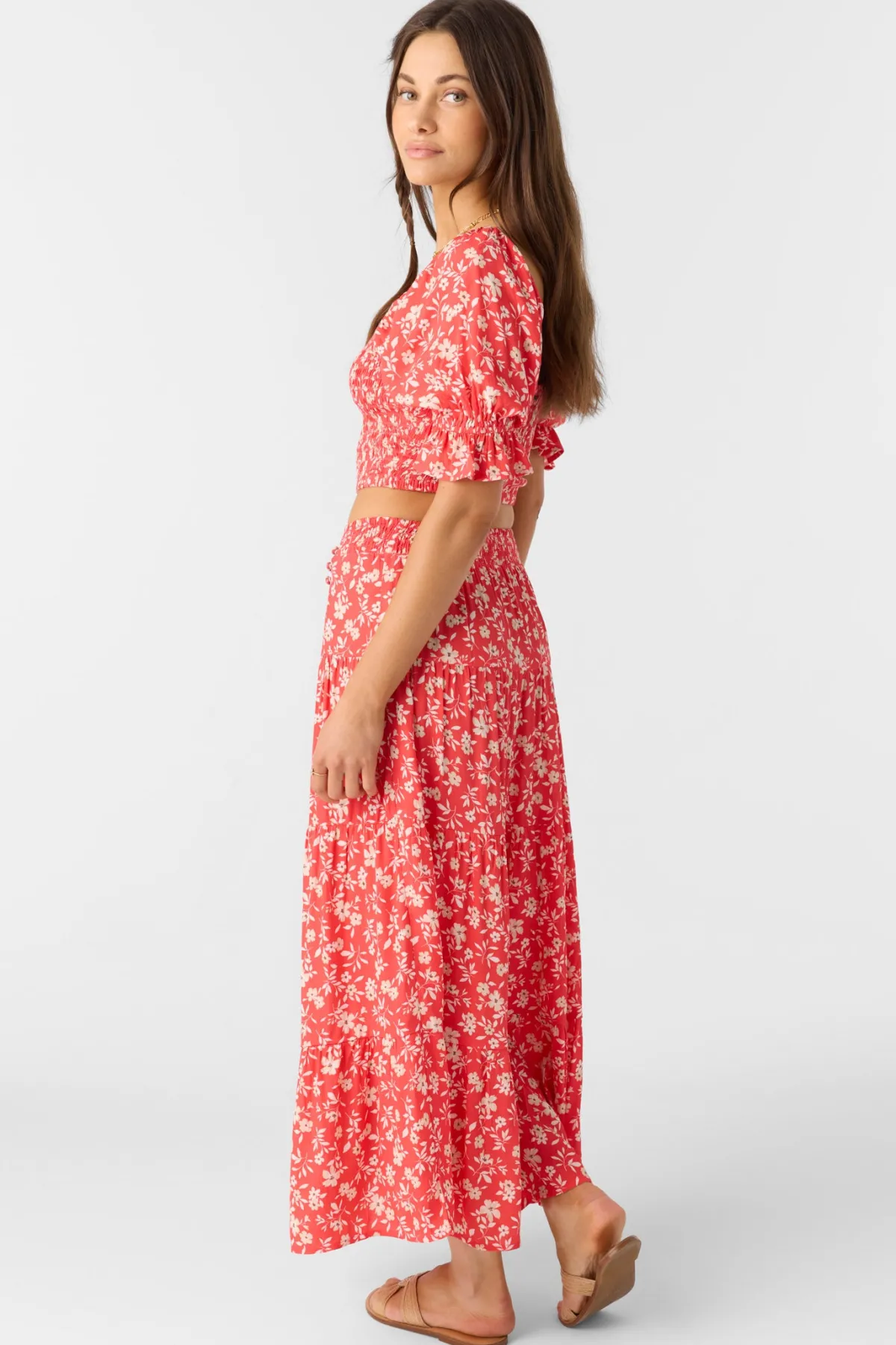 Bottoms^O'Neill Luciana Midi Skirts - | cayenne