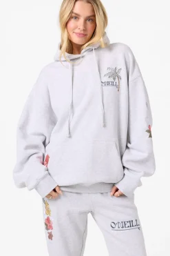 Sweaters, Hoodies & Fleece|New Arrivals^O'Neill Lush Oversized Hoodie heather grey