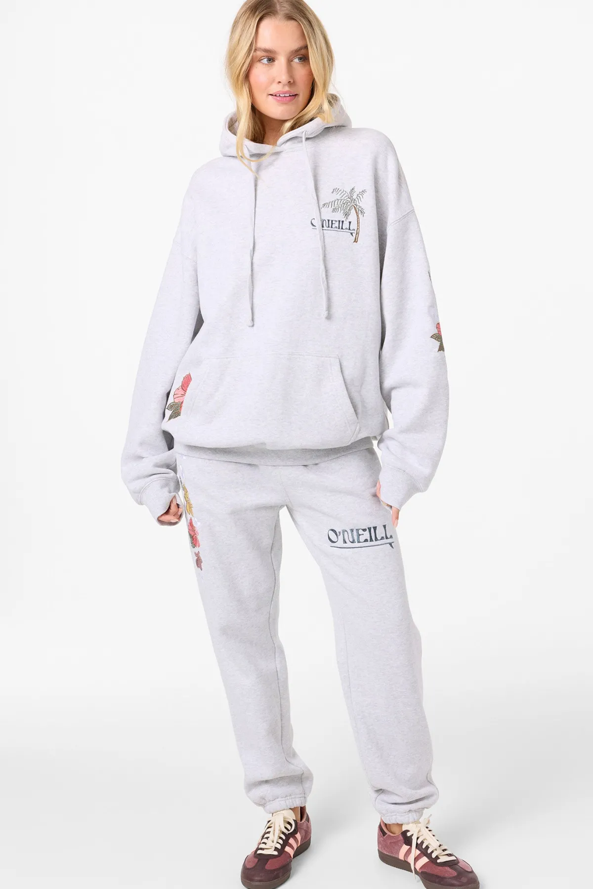 Sweaters, Hoodies & Fleece|New Arrivals^O'Neill Lush Oversized Hoodie heather grey