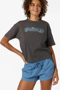 Graphic Tees & Tanks|New Arrivals^O'Neill Lux Hawaii Easy Tee washed black