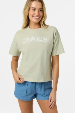 New Arrivals|Graphic Tees & Tanks^O'Neill Lux Hawaii Easy Tee - | desert sage