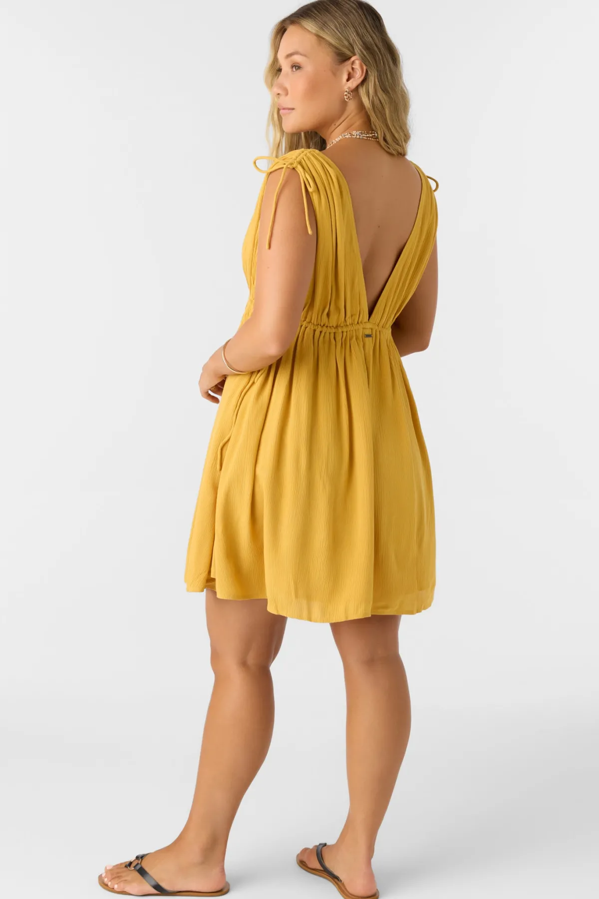 Dresses^O'Neill Madeleine Short Dress - | bright gold