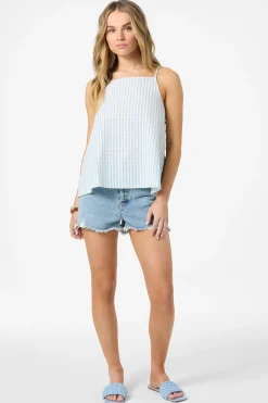Tops^O'Neill Martina Plaid Tank winter white