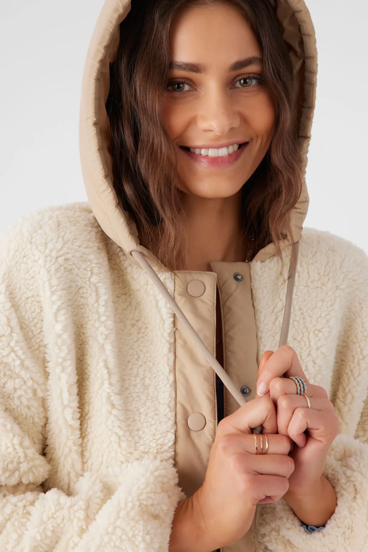 Jackets^O'Neill Meena High Pile Fleece Quilted Jacket - | nomad