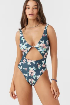 One-Pieces^O'Neill Melody Floral Morro Bay One-Piece - | slate