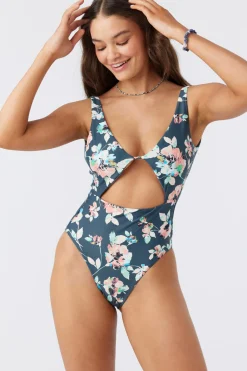 One-Pieces^O'Neill Melody Floral Morro Bay One-Piece - | slate