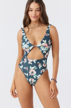 One-Pieces^O'Neill Melody Floral Morro Bay One-Piece - | slate