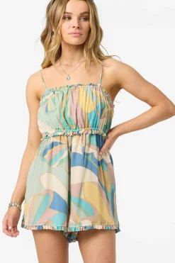 New Arrivals|Butterfly Geo Collection^O'Neill Micah Butterfly Romper desert sage