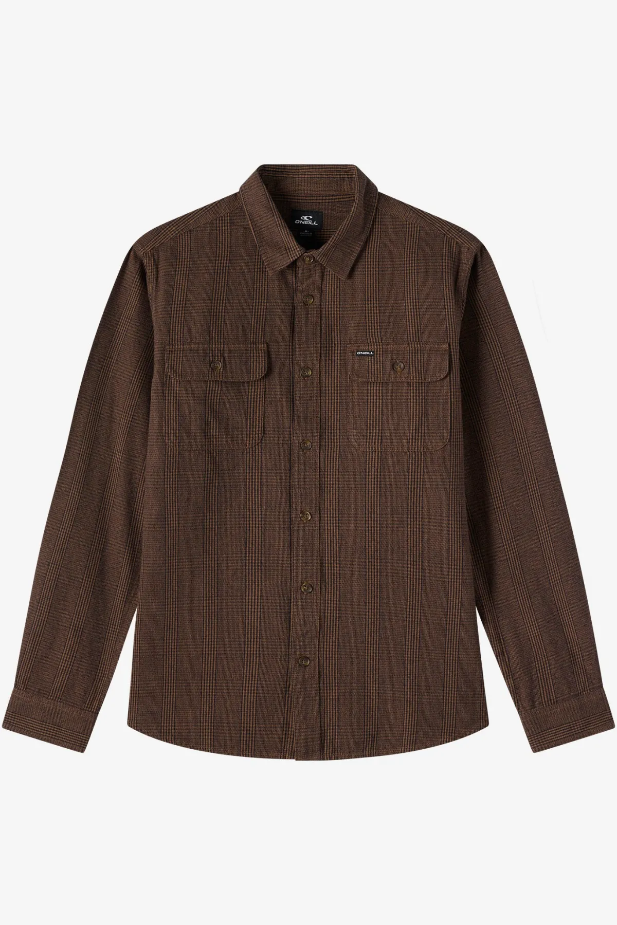 Shirts & Flannels^O'Neill Midland Flannel Standard Fit Long Sleeve Shirt - | dark khaki