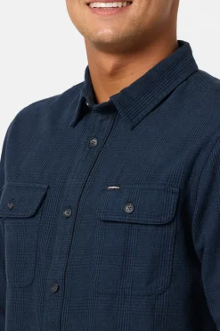 Shirts & Flannels^O'Neill Midland Flannel Standard Fit Long Sleeve Shirt - | midnight navy