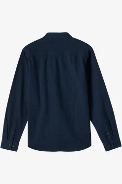 Shirts & Flannels^O'Neill Midland Flannel Standard Fit Long Sleeve Shirt - | midnight navy