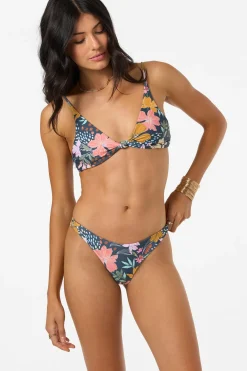 Bikini Bottoms^O'Neill Mila Floral Hermosa Skimpy Bottoms - | slate