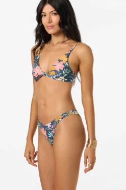 Bikini Bottoms^O'Neill Mila Floral Hermosa Skimpy Bottoms - | slate
