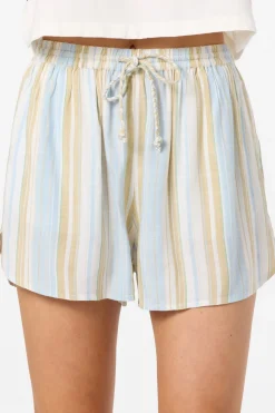 New Arrivals|Bottoms^O'Neill Millie Stripe Beach Shorts - | tapioca