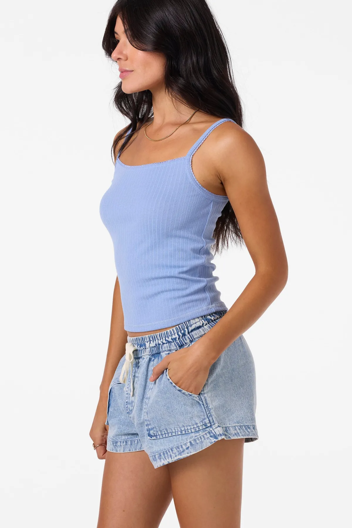 Tops^O'Neill Morley Sleeveless Top - | hydrangea