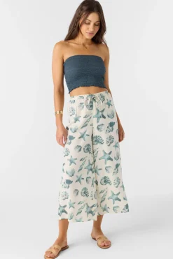 Bottoms^O'Neill Murrie Seashells Beach Pants - | winter white