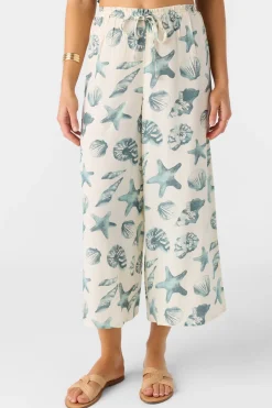 Bottoms^O'Neill Murrie Seashells Beach Pants - | winter white