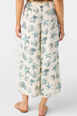Bottoms^O'Neill Murrie Seashells Beach Pants - | winter white