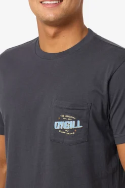 Tees & Tanks^O'Neill Name Badge Pocket Standard Fit Tee - | phantom