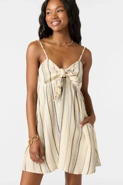 Dresses^O'Neill Natalya Stripe Short Dress - | tapioca