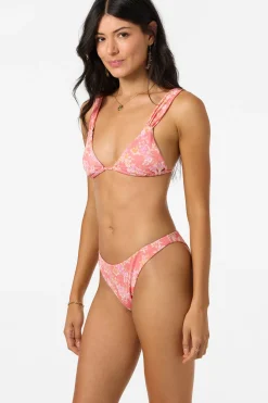 Bikini Tops^O'Neill Nayomi Floral Menorca Triangle Top - | porcelain rose