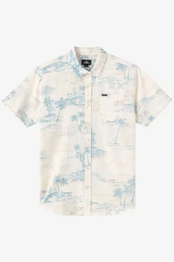 Best Sellers|Shirts & Flannels^O'Neill Oasis Standard Woven Shirt Standard Fit Shirt - | cream