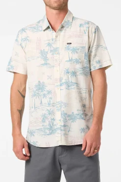 Best Sellers|Shirts & Flannels^O'Neill Oasis Standard Woven Shirt Standard Fit Shirt - | cream