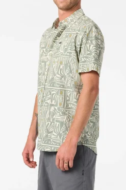 Shirts & Flannels^O'Neill Oasis Standard Woven Shirt Standard Fit Shirt - | sage
