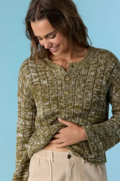 Sweaters, Hoodies & Fleece^O'Neill Oceanfront Long Sleeve Sweater - | military olive