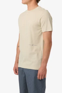Tees & Tanks^O'Neill Offset Classic Tee Standard Fit Tee - | lt khaki
