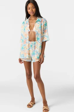 Swim Cover-Ups^O'Neill Olivia Bahia Cover-Up Shirt - | multi clr