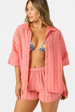 Swim Cover-Ups^O'Neill Olivia Top - | porcelain rose