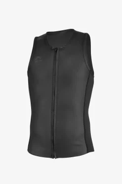 Neoprene Tops^O'Neill O'riginal 2MM Front Zip Vest - | blk/blk