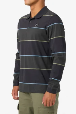 Shirts & Flannels^O'Neill O'Riginals Cassidy Ls Knit Polo Standard Fit Polo - | black