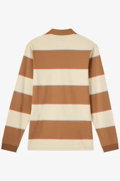 Shirts & Flannels^O'Neill O'Riginals Cassidy Ls Knit Polo Standard Fit Polo - | lt khaki
