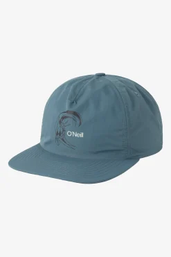 New Arrivals^O'Neill O'Riginals Circle Surfer Nylon Snapback Hat balsam green